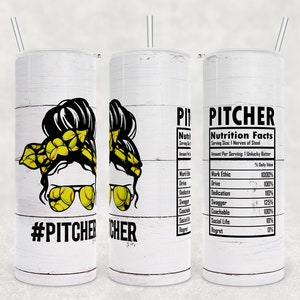 Modèles de sublimation de softball pour des gobelets, conceptions de gobelets de valeur nutritive pour les filles, gobelet bricolage pour fille, son cadeau d'anniversaire pour soeur