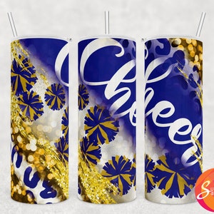 Cheer sublimation tumbler, cheerleader tumbler wrap, 20 oz design, Christmas tumbler for her, digital download for woman, customizable