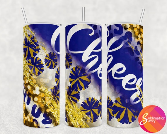 Cheer Sublimation Tumbler Cheerleader Tumbler Wrap 20 Oz - Etsy