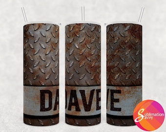 Sublimation tumbler designs for male, 20 oz skinny tumbler wrap for men, grunge tumbler png, digital download for son, diy gift for husband