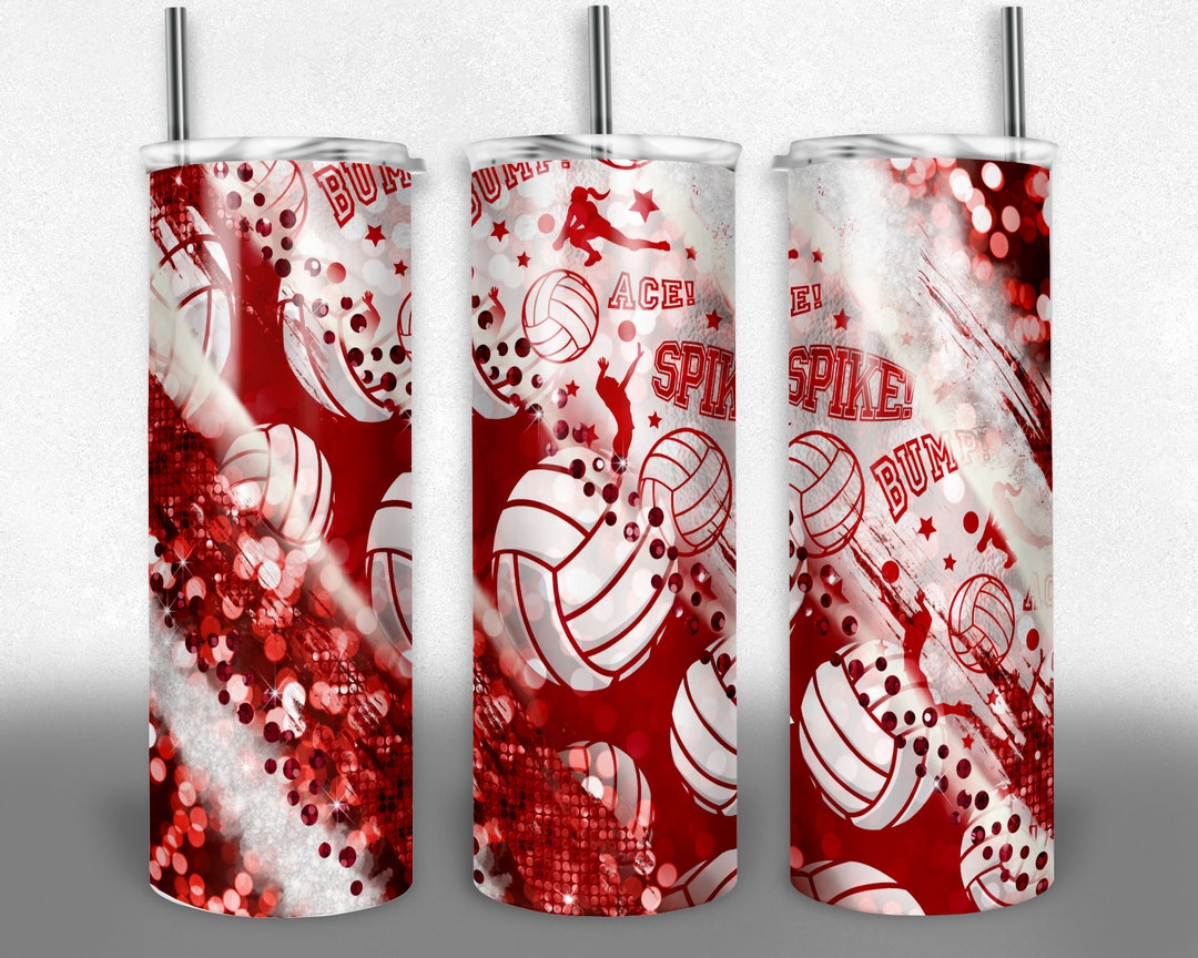 Volleyball Tumbler Design Sublimation Tumbler for Girl Etsy