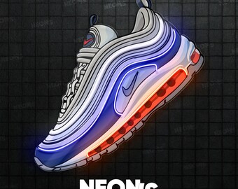 Insegna al neon a LED per appassionati di sneaker, decorazione murale al neon per amanti dello sport e della moda.