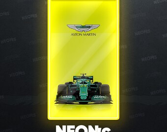 Insegna al neon a LED a forma di auto da corsa F1 per gli appassionati di sport motoristici, perfetta decorazione murale al neon per gli amanti delle auto e per arredare una stanza a tema sportivo.