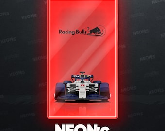 Insegna al neon a LED a forma di auto da corsa F1 per gli appassionati di sport motoristici, perfetta decorazione murale al neon per gli amanti delle auto e per arredare una stanza a tema sportivo.