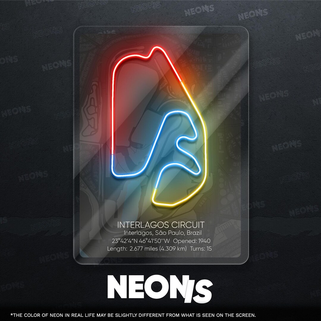F4 Racing Sign Light F1 Circuit Neon Sign for Motorsport Enthusiasts, Perfect Wall Decor and ...