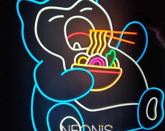 Anime Character - LED Neon Anime Wall Art, Anime, Cartoon Character, Game Room Light, Personalized Gifts, Kids Room Decor,Japanese Neon Sign