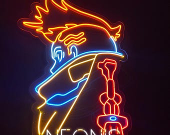 Anime Character - LED Neon Anime Wall Art, Anime, Cartoon Character, Game Room Light, Personalized Gifts, Kids Room Decor,Japanese Neon Sign