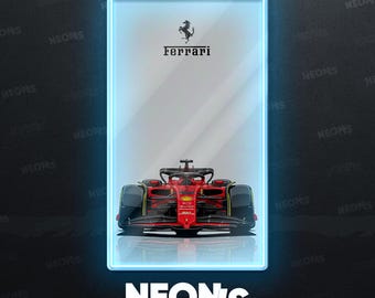 Insegna al neon a LED a forma di auto da corsa F1 per gli appassionati di sport motoristici, perfetta decorazione murale al neon per gli amanti delle auto e per arredare una stanza a tema sportivo.