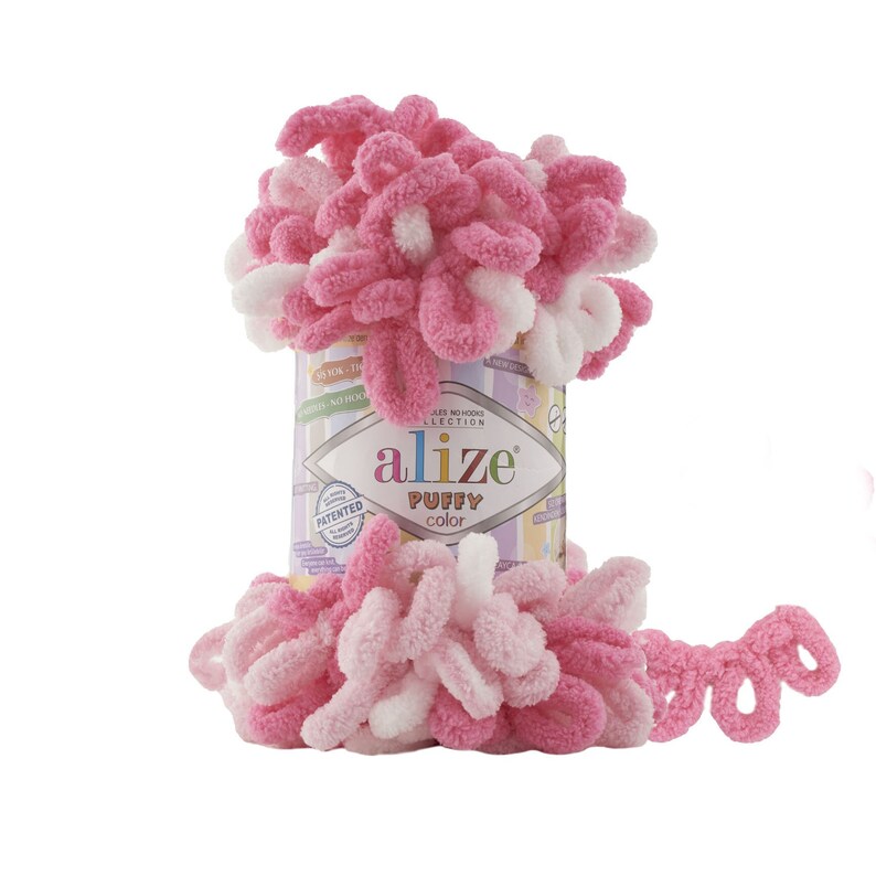 Alize Puffy Color Loopy Loop Yarn Novelty Baby Yarn Soft and Etsy