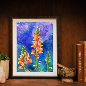 Wildflower Watercolor Print