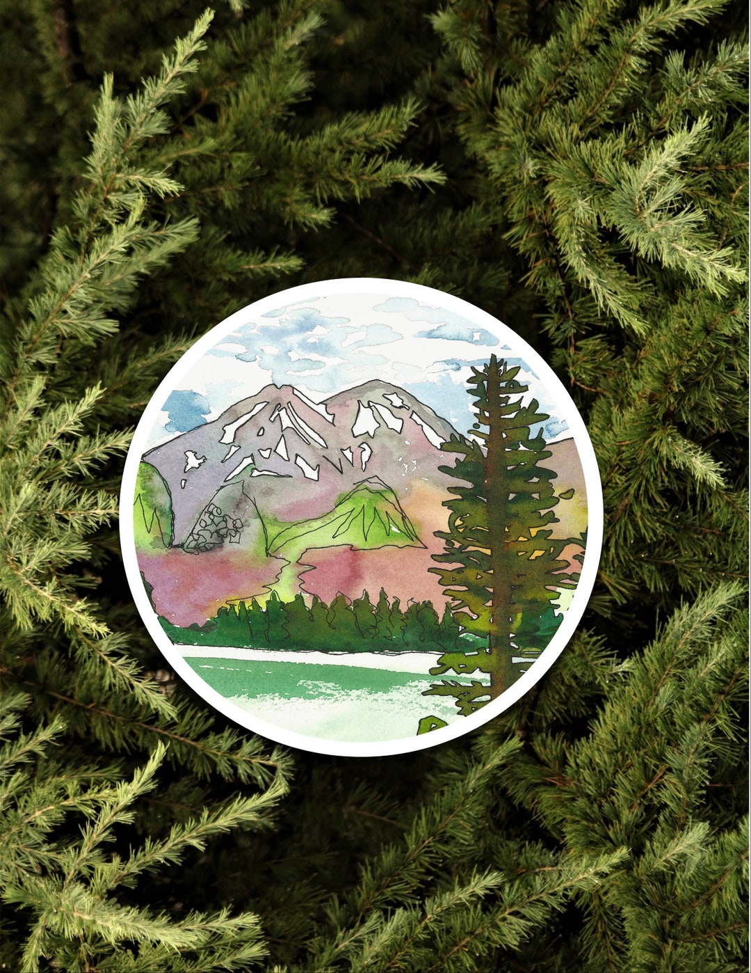 Lake Protection Sticker Alpine Lake Waterproof Sticker - Etsy