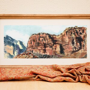 Capitol Reef Watercolor Print