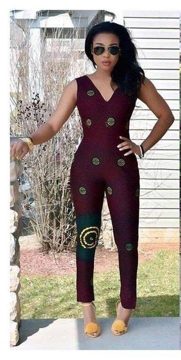 Ahdia Ankara Jumpsuit, African Print Jumpsuit, African Clothing
