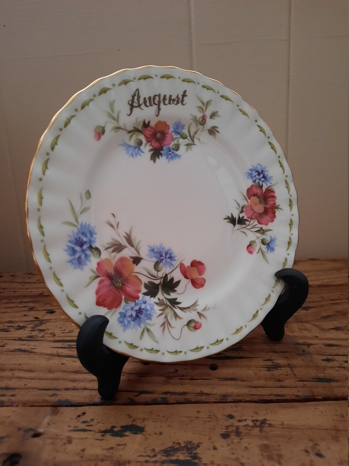 Royal Albert Flower of the Month Plates 6 1/4 Vintage Etsy