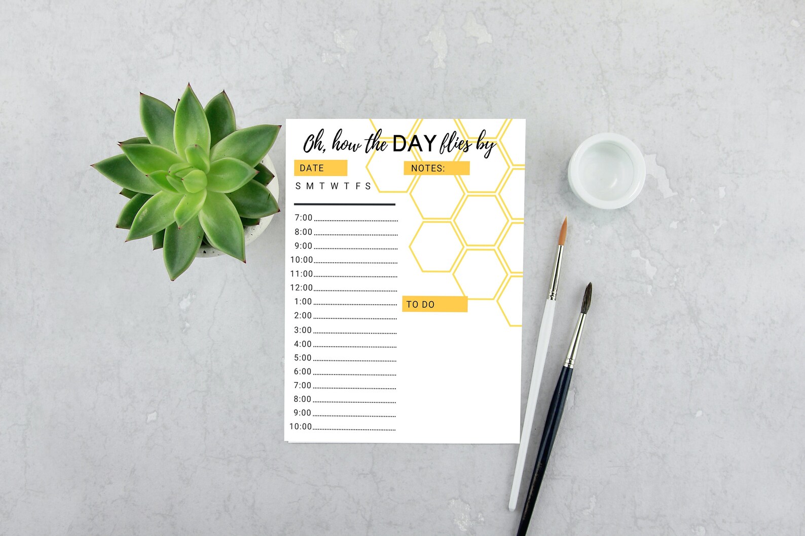 Honey &amp; Bee Planner Printable 4 pages | Etsy