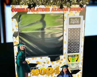 2024 Graduation Faux Vending Machine, Custom 16x20 Graduate Vending Machine Gift, Congrats 2024 Grad Vending Machine