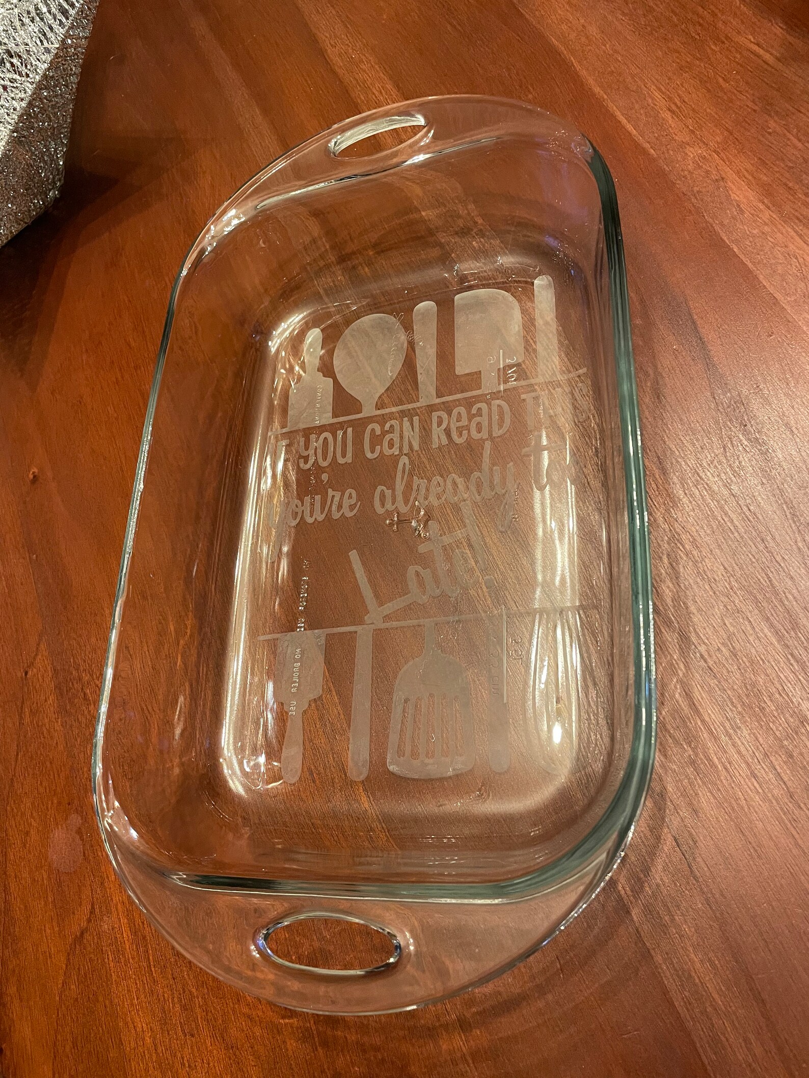 Personalized Etched Baking Dish Fathers Day Gift Gift for Etsy