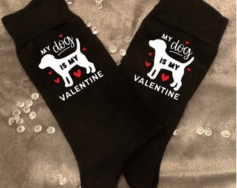 Personalised pet Valentines Day Themed  Socks / Valentines Day Gift / Anniversary Gift / Mens gift / Women’s gift / Gift for him /