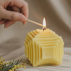 20-65mm Epoxy Resin Molds Square Cube Shape Candle Silicone