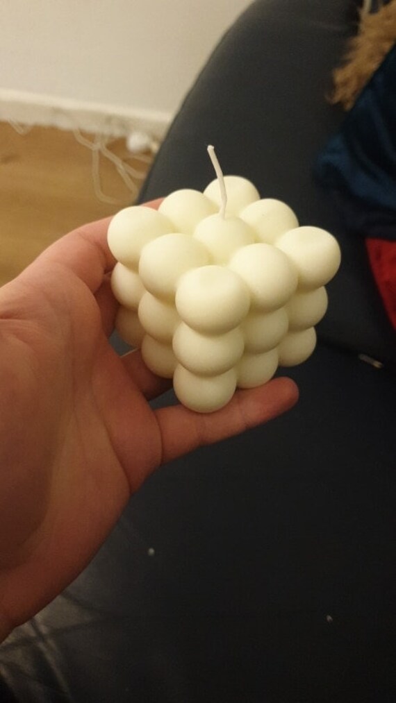 3D Bubble Candle Molds - 6 Cavity Bubble Cube Turkey