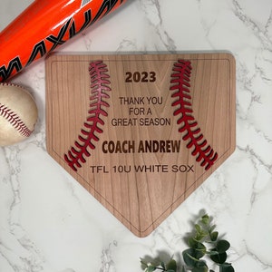 Custom Baseball Coach Gift | Thank you Coach | Softball Coach Sign | End of the Season