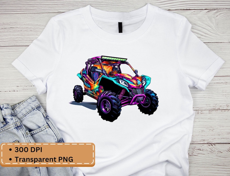 RZR off-road vehicle driving through rugged terrain with large wheels, designed for adventure and outdoor exploration in challenging environments