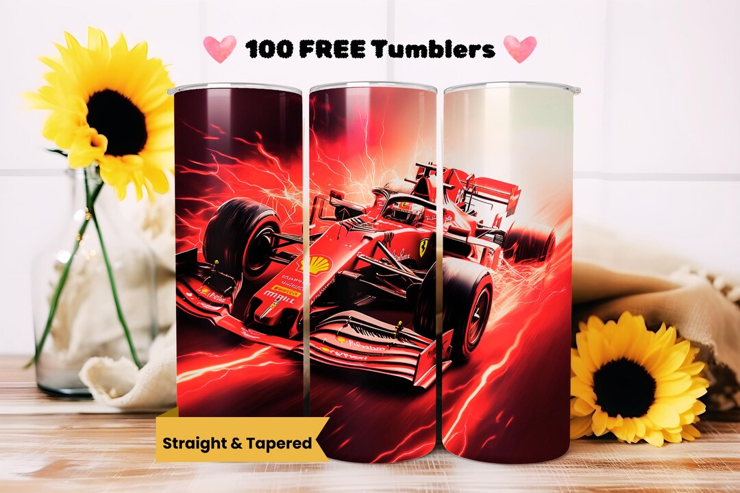 Shell Racing Tumbler Formula 1 Racing Tumbler 20 Oz Skinny Tumbler Sublimation Design ...