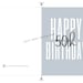 Printable Happy 50th Birthday Card, Minimal Birthday Card Blank 5x7 ...