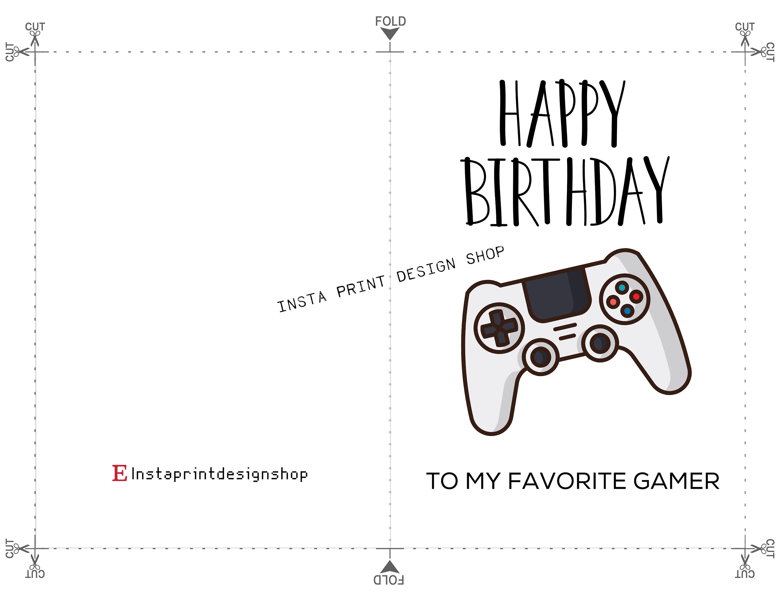 video-game-birthday-card-birthday-card-for-guy-gamer-etsy-video-game