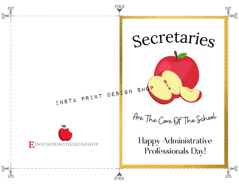 Printable Secretaries Are the Core of the School Happy Etsy