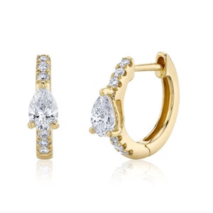 14k Gold Plated Sterling Silver hoop earrings