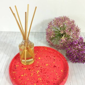 Large Contemporary Terrazzo Round Tray | Τable Centrepiece |  Colorful Home Decor