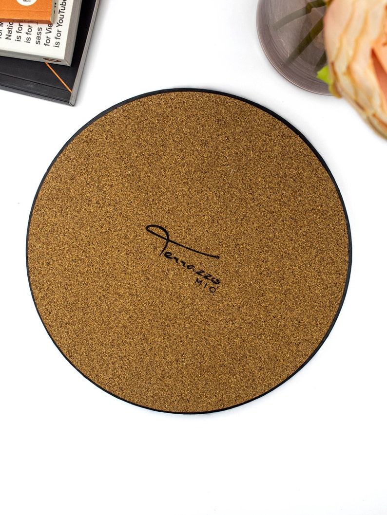 Zero-waste Terrazzo Large Round Tray | Modern Home Decor image 8