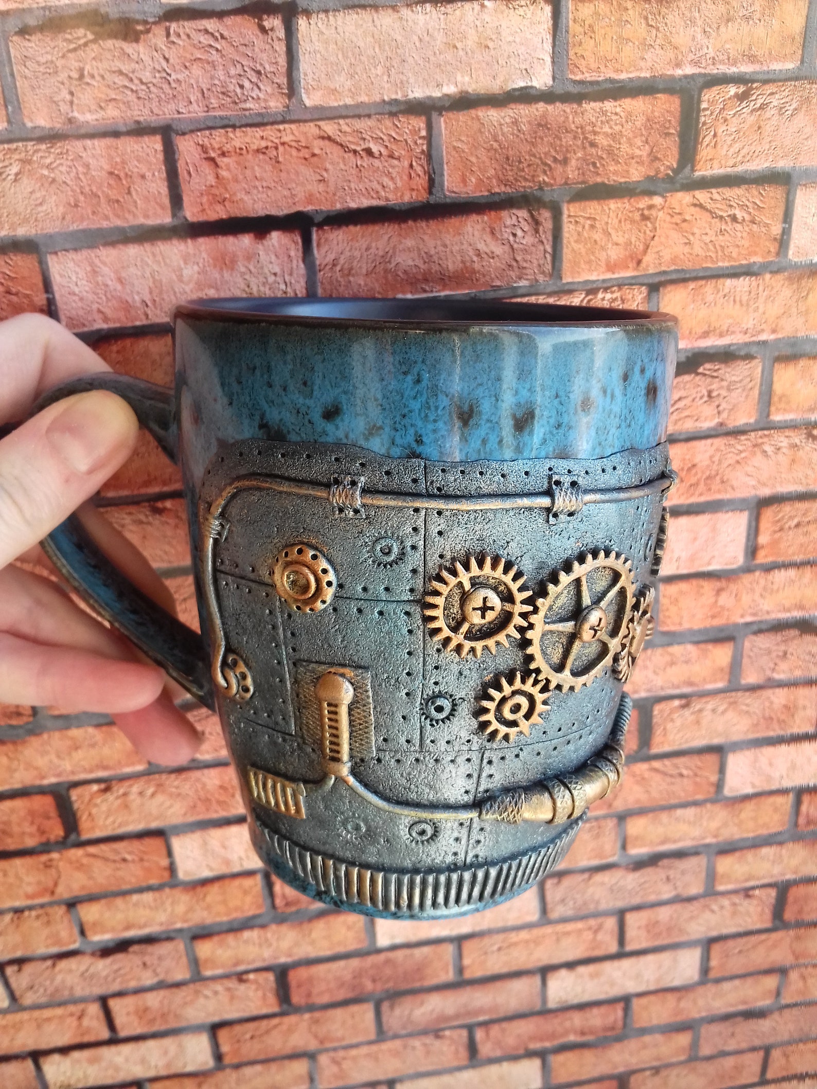 Gearing Mug Gear cup Engineer Mug Steampunk Cup Steam punk Etsy