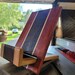 Adjustable hand made wooden book stands, cookbook stands, tablet stand, nightstand, book display 