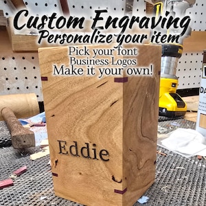 Commande personnalisée Gravure complémentaire Personnalisation laser