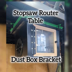 Soporte para caja de extracción de polvo de mesa de fresadora Sawstop (archivo para impresión 3D)