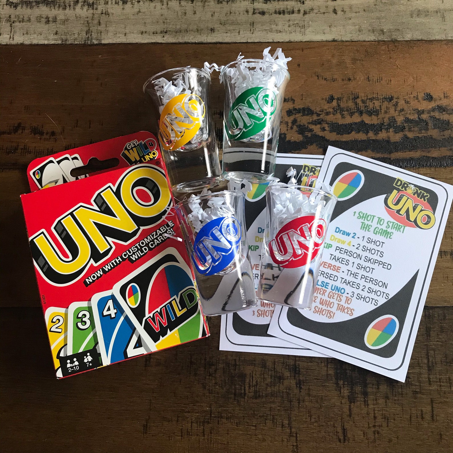 Official Deck of Uno Cards Bonus Ad Ons Available Etsy