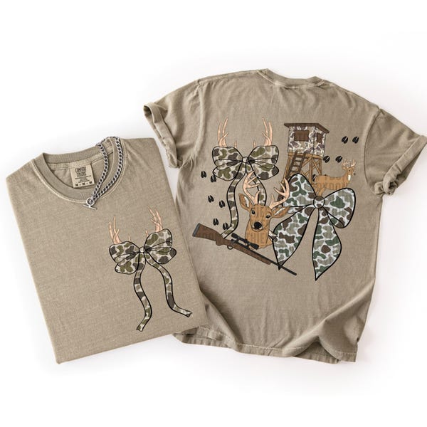 Hunting Season PNG Bundle | Trendy, Fall, Hunt, Bow, Coquette, Camo, Deer, Doe | Sublimation | DIGITAL