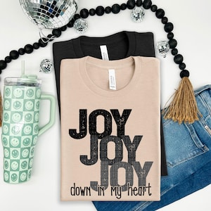 Joy Joy Joy PNG | Christian, Scripture, Faith, Jesus, God, Praise, Distressed | Sublimation | DIGITAL Download