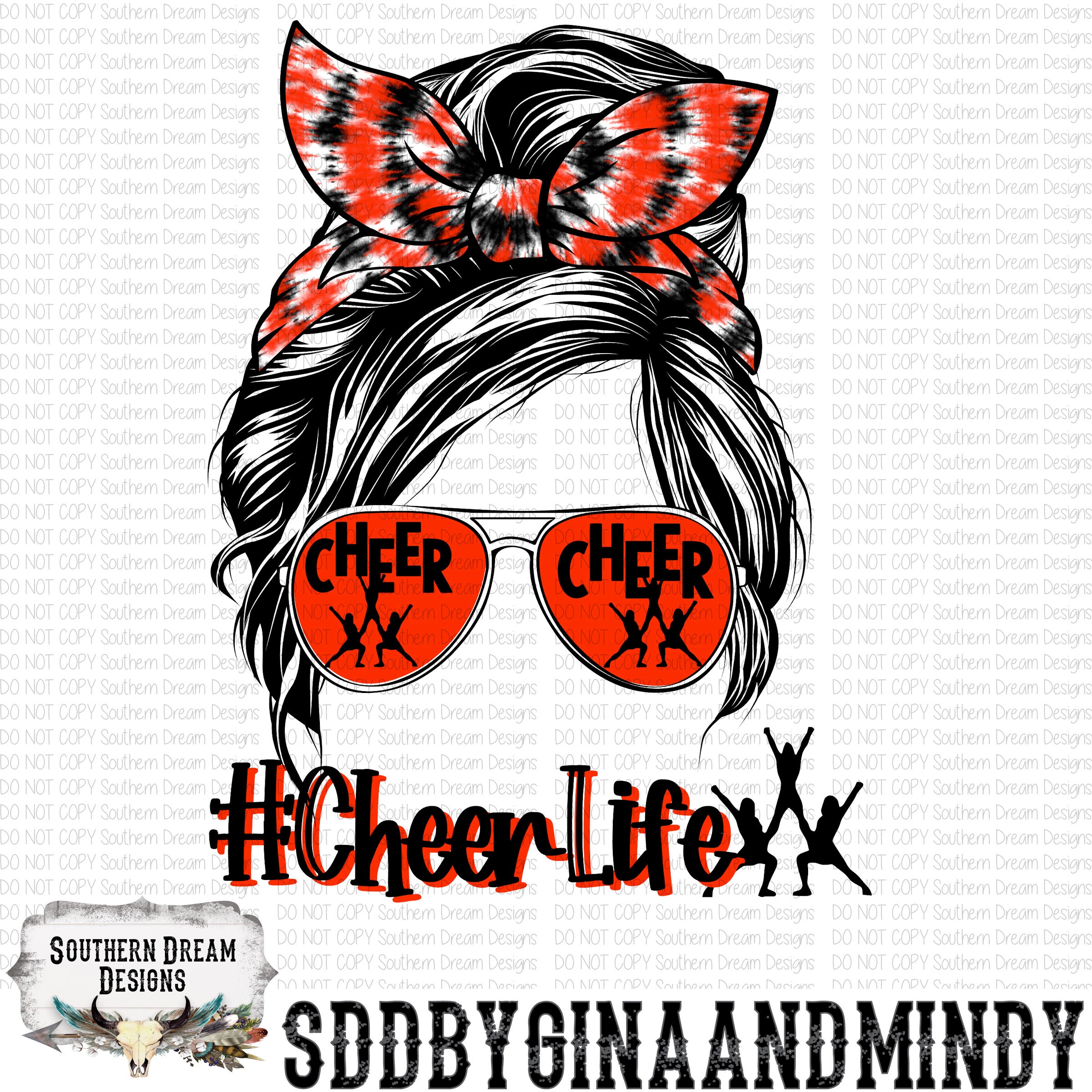 Cheer Life Teenager Dance Sublimation Waterslide Hashtag Etsy