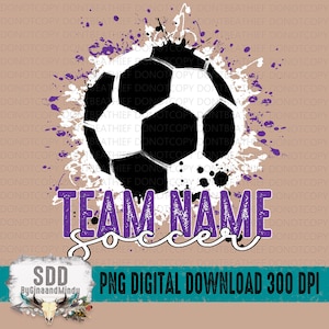 Custom Soccer Team PNG | School, Team, Sport, Spirit, Soccer, Team, Customize, Splatter, Grunge, Customizable | Personalization | DIGITAL