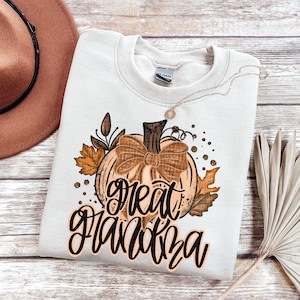 Great Grandma PNG Bundle | Trendy, Pumpkin, Leaves, Autumn, Pumpkins, Bow, Plaid, Checkered, Fall | Sublimation | DIGITAL