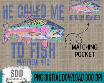 Called to Fish Bundle PNG | Trendy, Jesus, Fishing, Fisher, Summer, God, Scripture, Disciple, Faith | Sublimation | DIGITAL