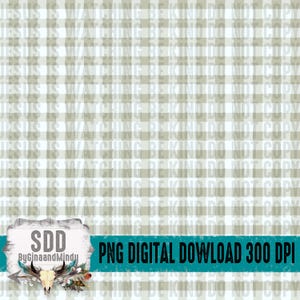 K&ouml;nnte beinhalten: Digitaler PNG-Download mit einem sich wiederholenden Muster aus hellgrauen und wei&szlig;en Vichy-Karos. Die Worte "JESUS IS WATCHING BE KIND DO NOT COPY" sind &uuml;berlagert. Ein t&uuml;rkisfarbenes Banner zeigt "PNG DIGITAL DOWNLOAD 300 DPI".