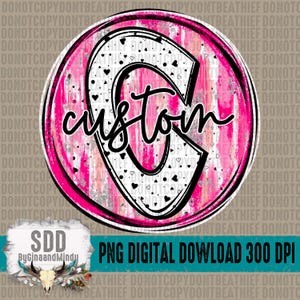 Aangepaste Valentijnsdag-png | Penseelstreken, hart, harten, valentijn, naam, gepersonaliseerd | Sublimatie downloaden | Direct te downloaden | DIGITAAL