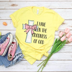 Goodness of God PNG | Cross, Spring, Easter, Scripture, God, Jesus, Faith, Glitter, Trendy | Sublimation | DIGITAL Download
