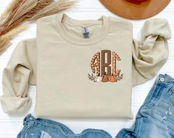 Fall Custom Monogram Name PNG |  | Pumpkin, Pumpkins, Doodle Letters, Autumn, Personalize | Sublimation | DIGITAL