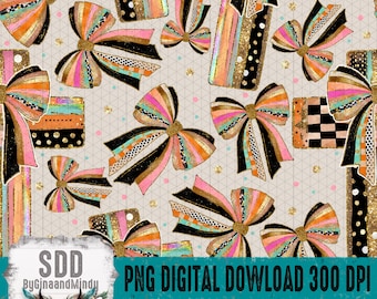Christian Seamless Pattern PNG | Cross, Bow, Religious, Faith, Jesus | Fabric, Repeating Pattern, Paper | DIGITAL