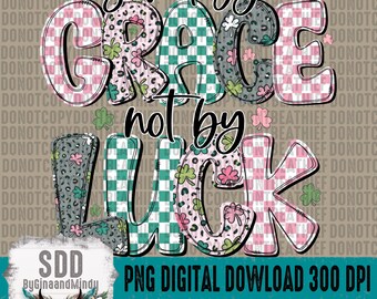 Grace Not Luck PNG | Trendy, Doodle Letters, Faith
